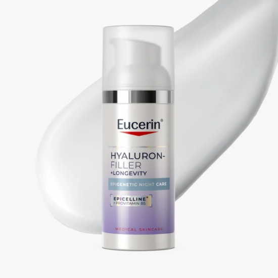 EUCERIN HYALURON-FILLER+LONGEVITY EPIGENETIC ARCÁPOLÓ ÉJSZAKAI - 50ML